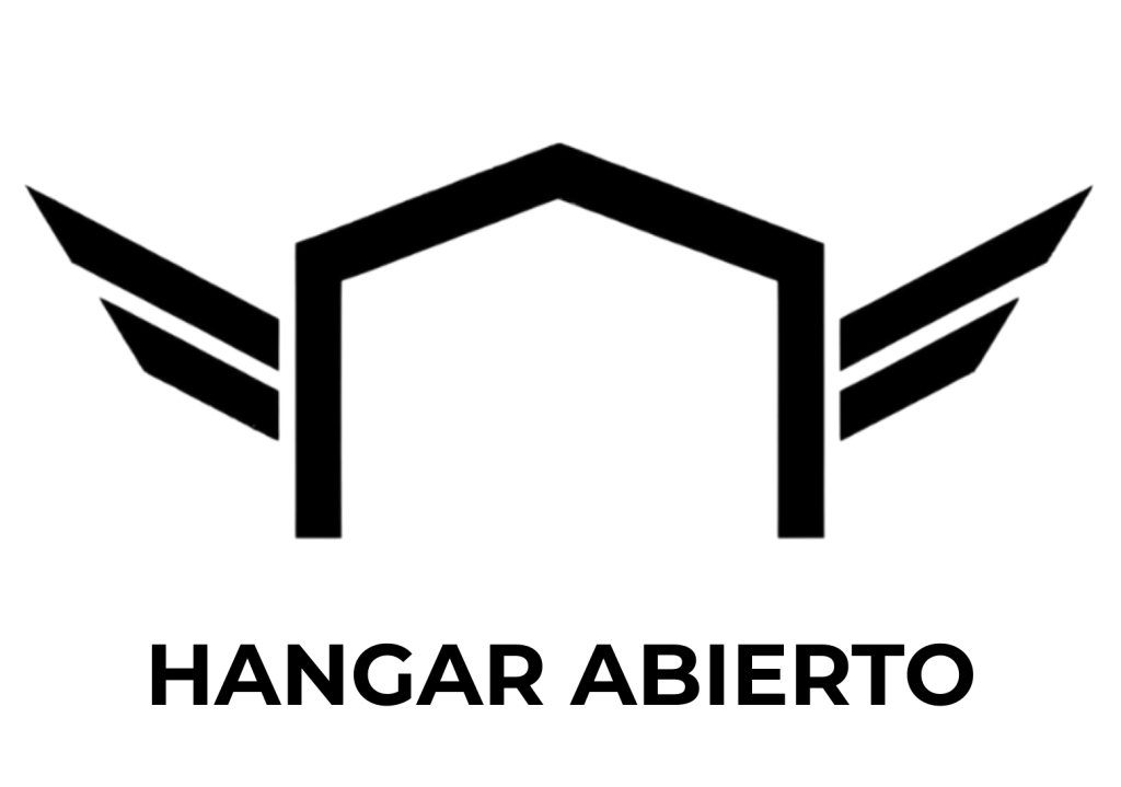 minimalistic hangar front logo with wings bueno letrasab negro copia